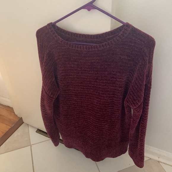 Womens Red/Velvet Long Sleeve - Picture 4 of 5